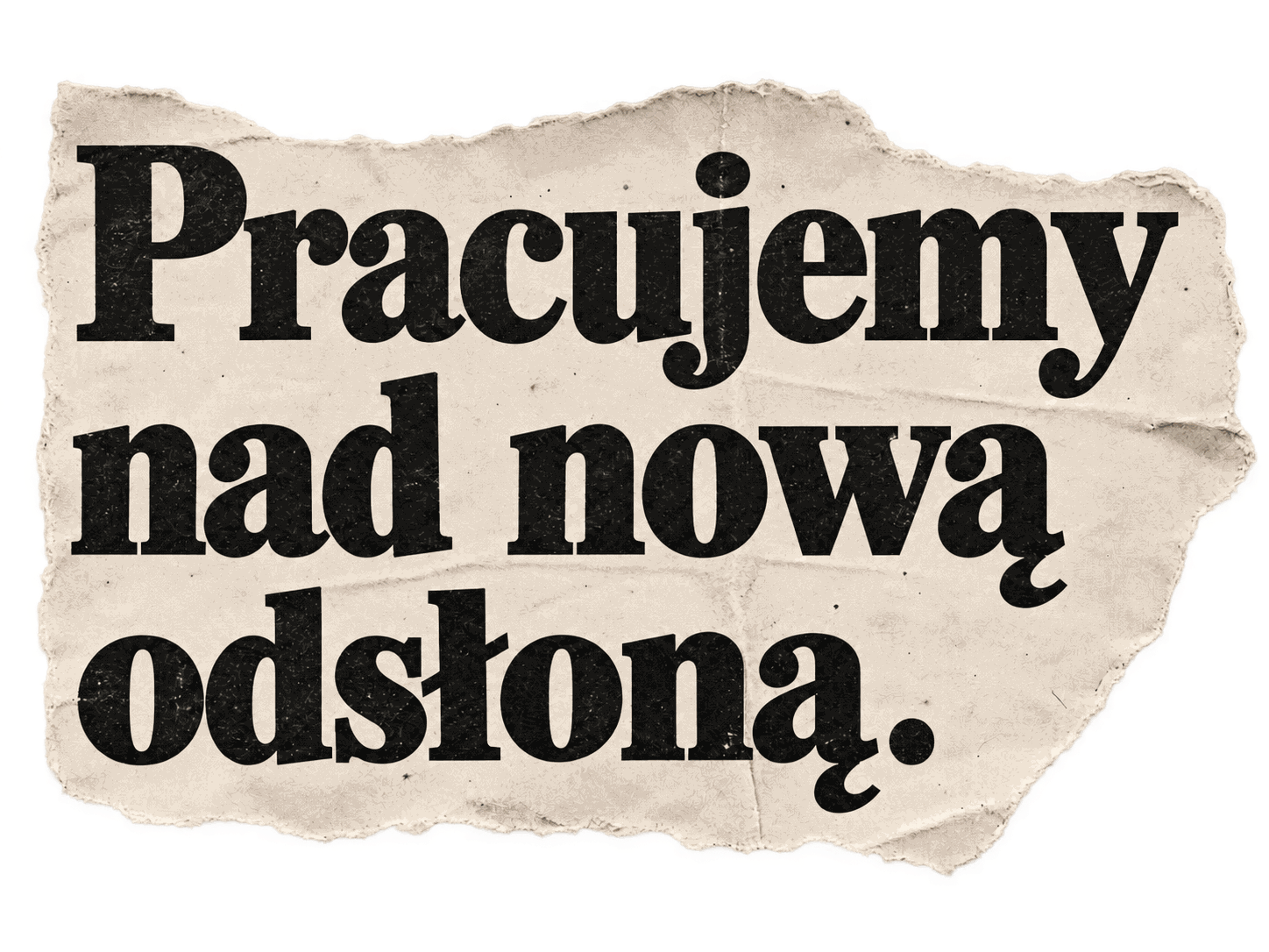 Pracujemy nad nową odsłoną.